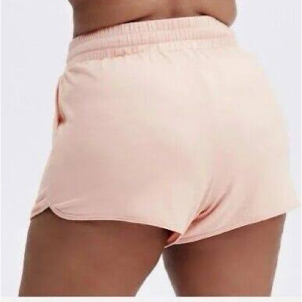 Fabletics Pink Athletic Shorts with Elastic Waistband - Picture 4 of 6